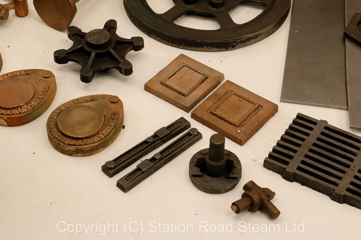 2 inch scale Burrell steam roller castings & boiler kit