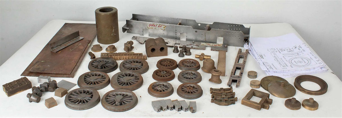 3 1/2 inch gauge Derby 4F parts, drawings