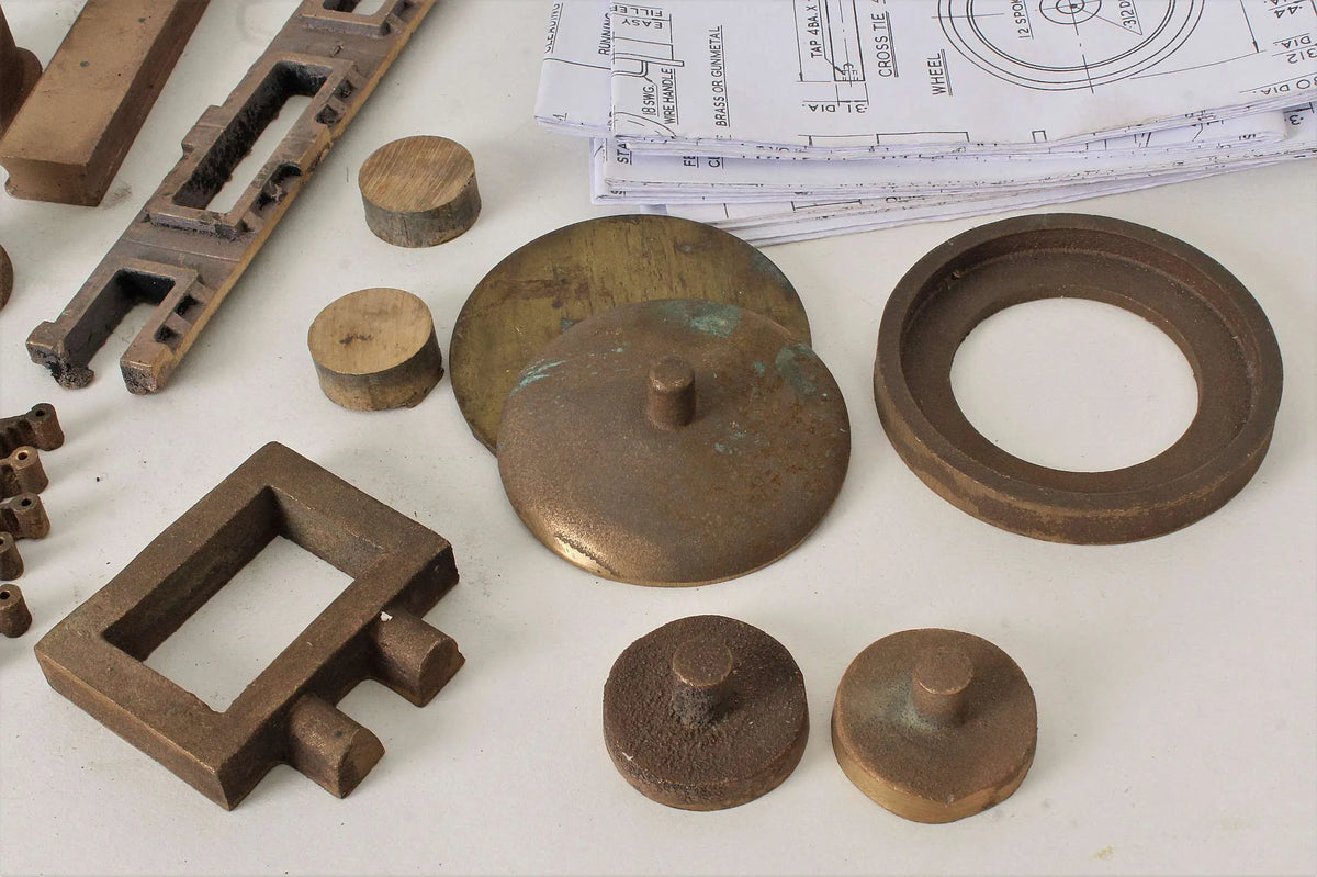 3 1/2 inch gauge Derby 4F parts, drawings