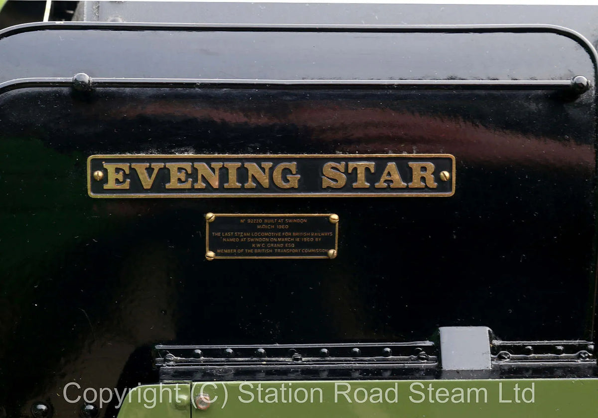 3 1/2 inch gauge BR 9F 2-10-0 "Evening Star"