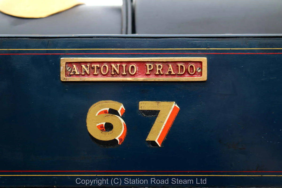 3 1/2 inch gauge "Antonio Prado" 2-8-4T