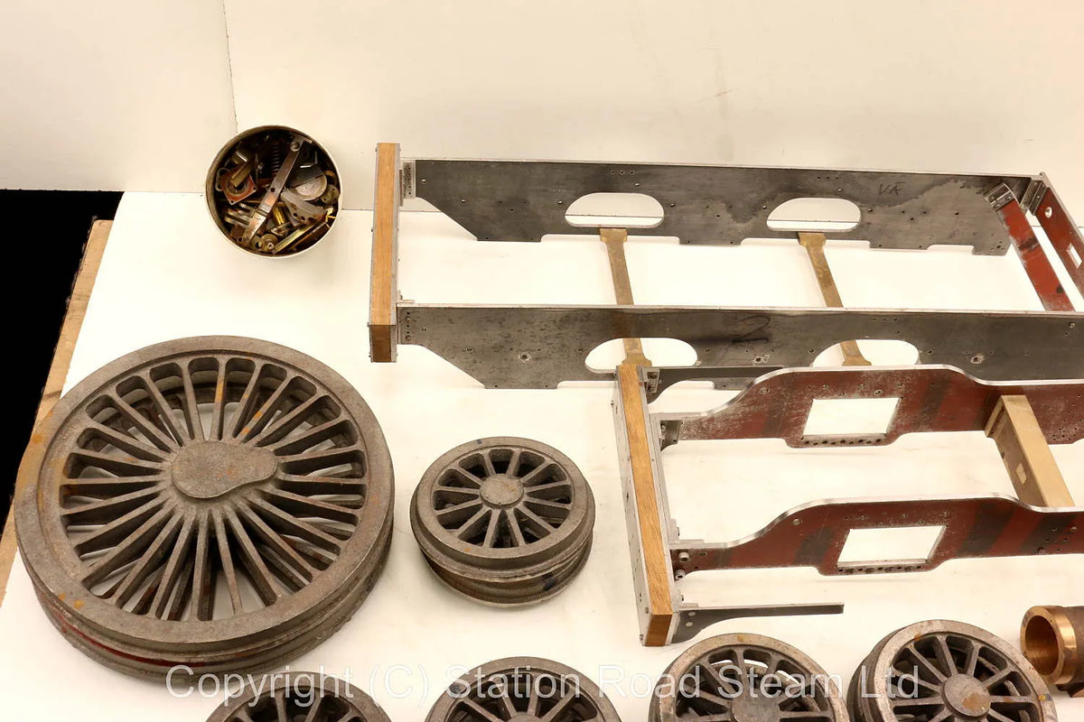 5 inch gauge Stirling Single chassis, castings