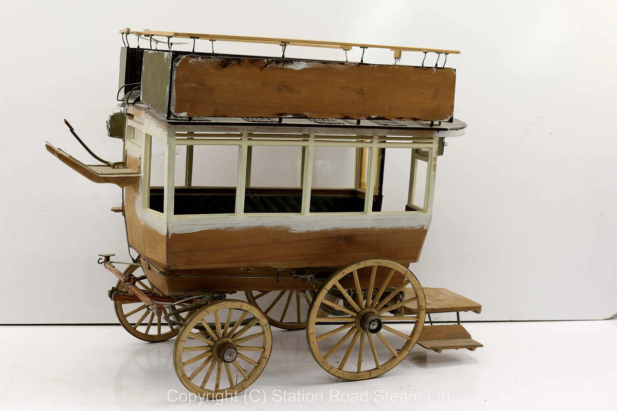 1 1/2 inch scale "Garden seat" horse drawn bus