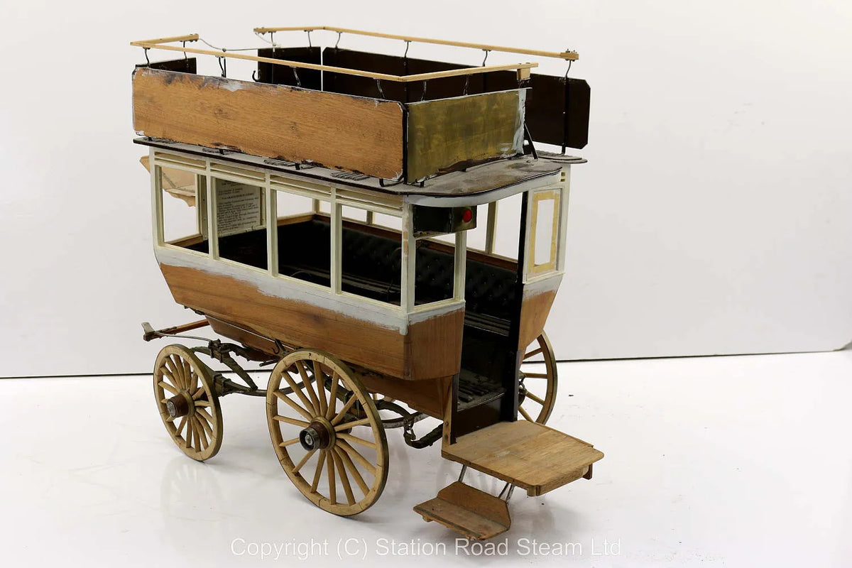 1 1/2 inch scale "Garden seat" horse drawn bus