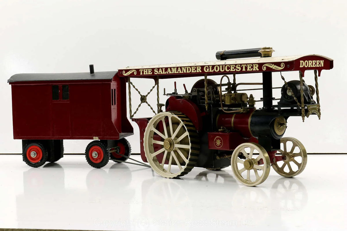 3/4 inch scale Mercer Showmans engine with living van