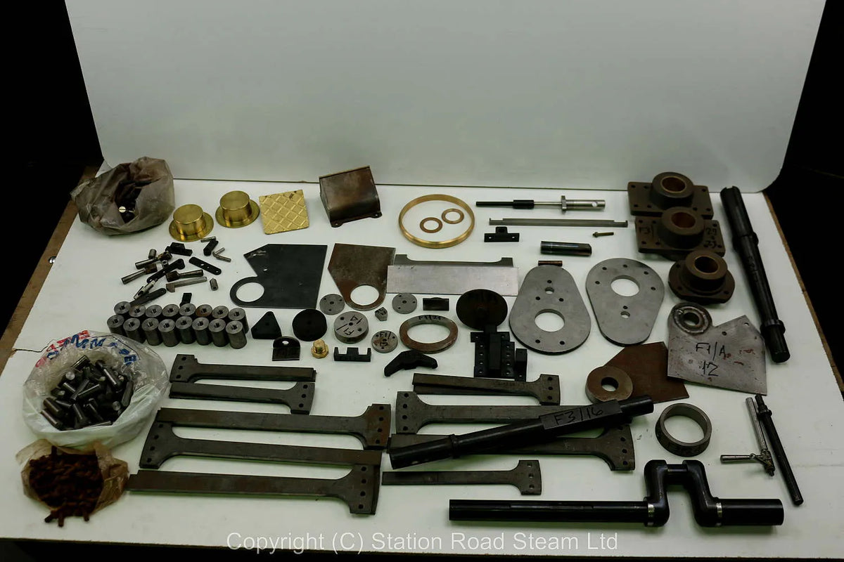 Wheels, boiler kit and professionally machined parts for 4 inch scale Foster