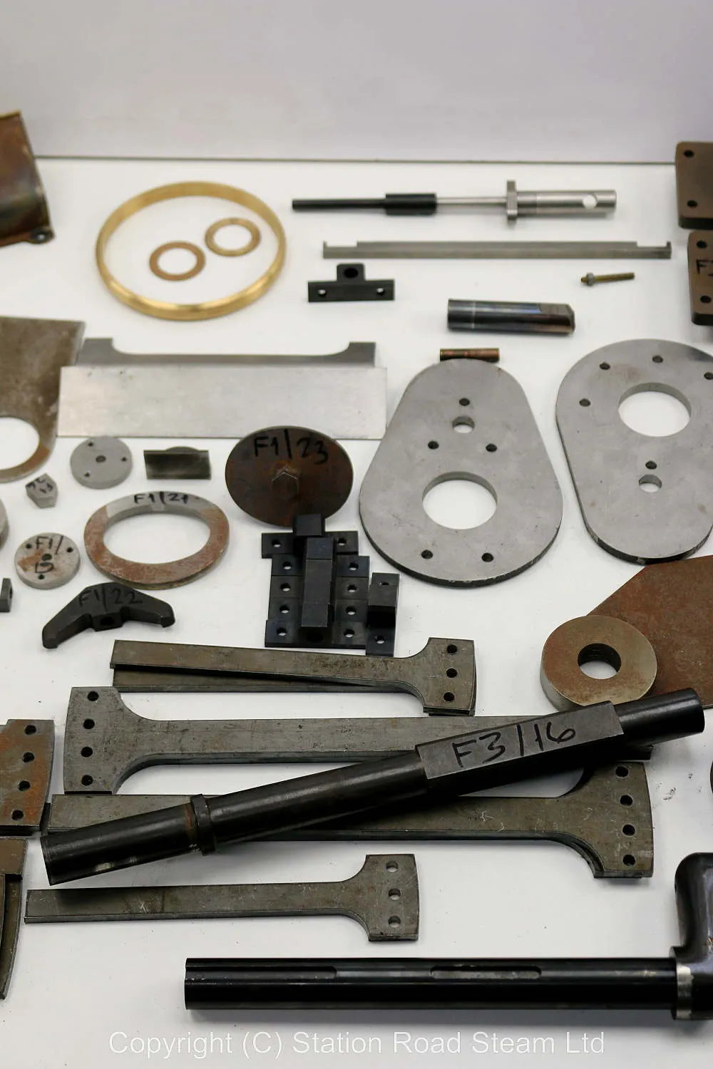 Wheels, boiler kit and professionally machined parts for 4 inch scale Foster