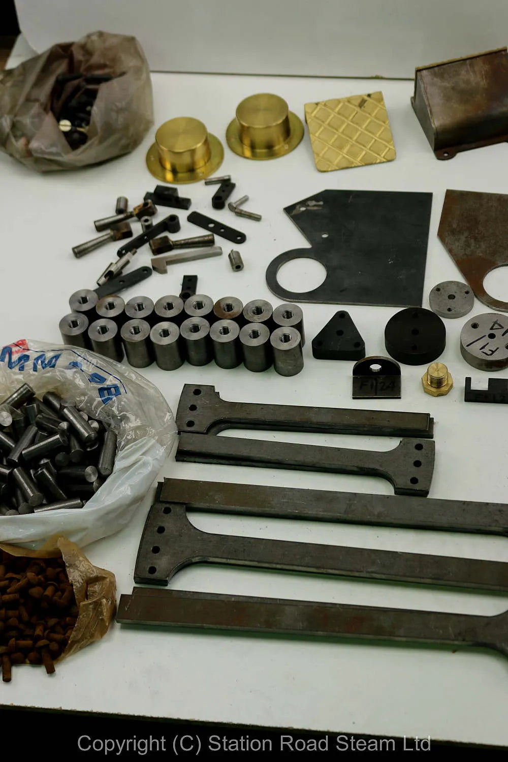 Wheels, boiler kit and professionally machined parts for 4 inch scale Foster