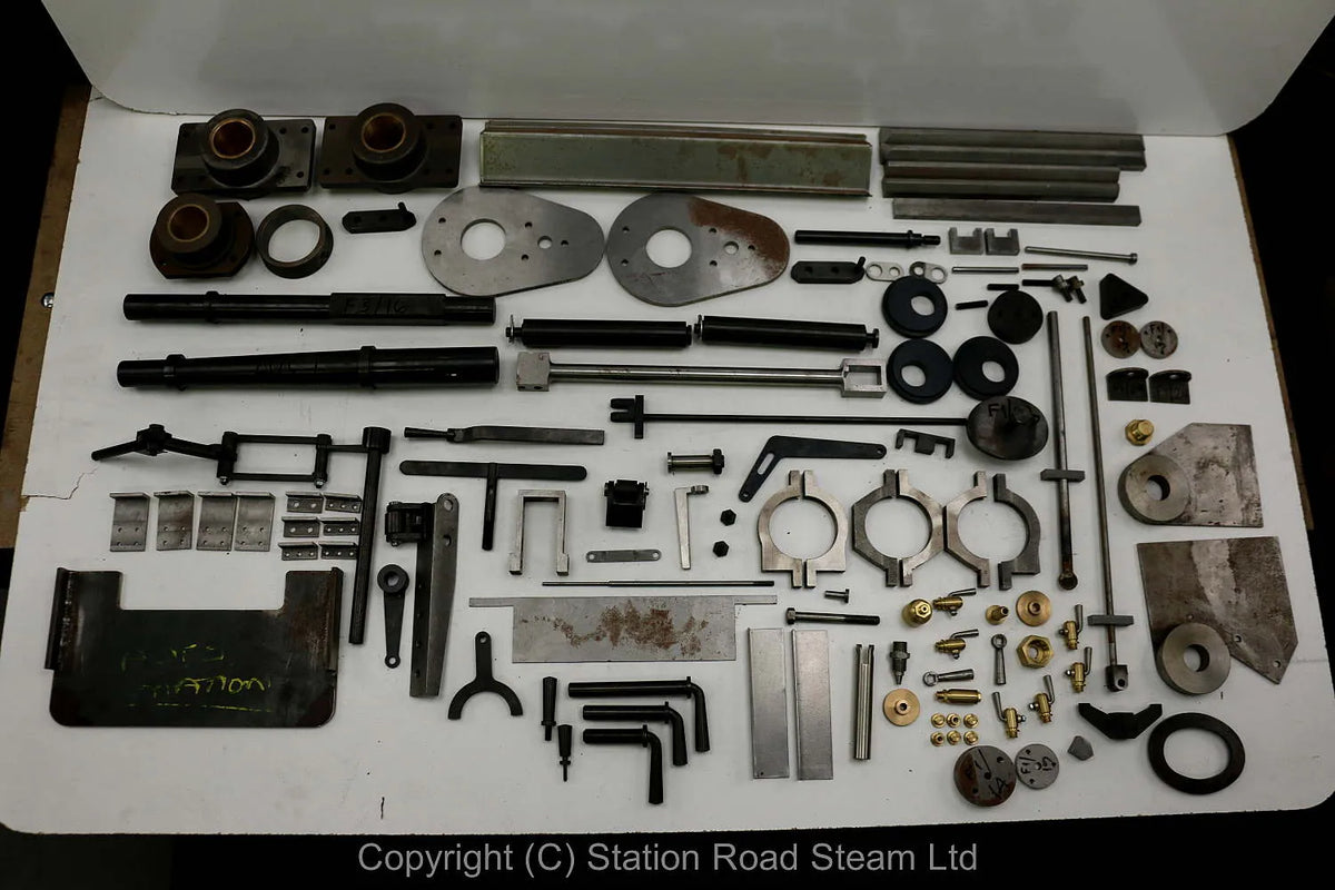 Wheels, boiler kit and professionally machined parts for 4 inch scale Foster