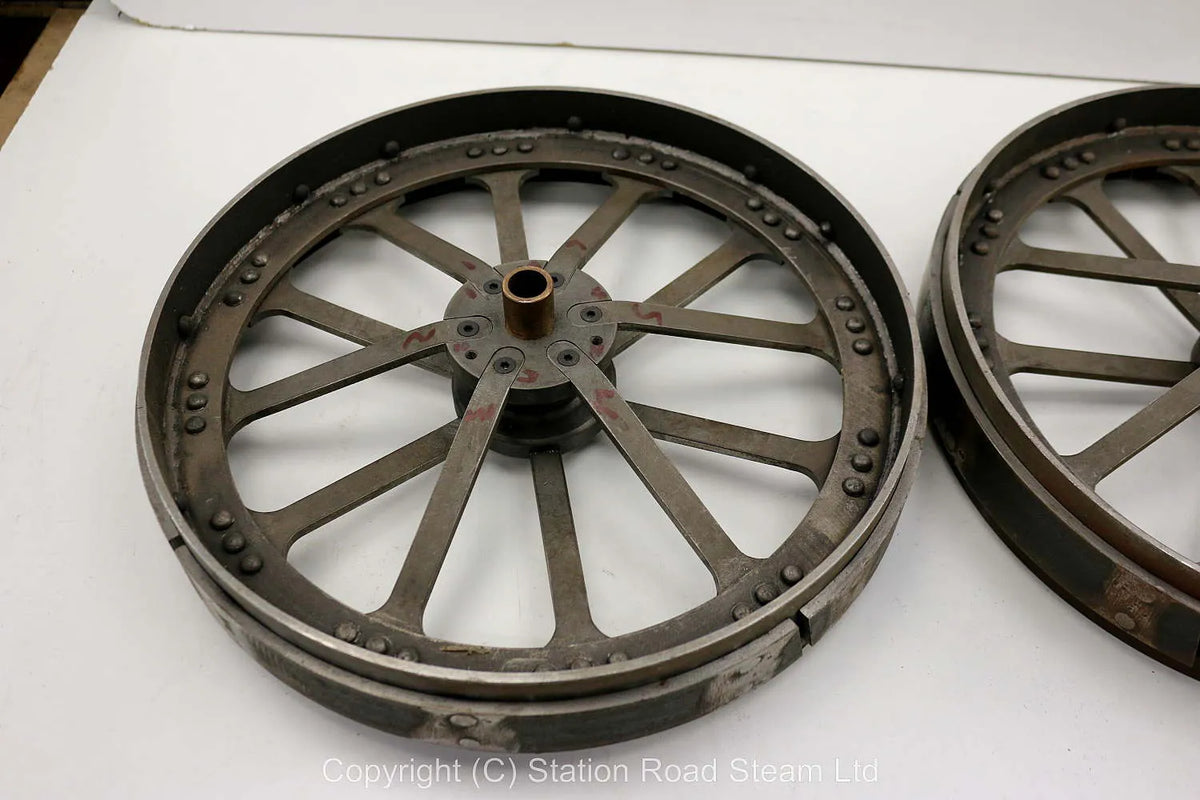 Wheels, boiler kit and professionally machined parts for 4 inch scale Foster