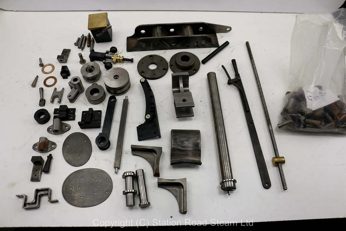 Wheels, boiler kit and professionally machined parts for 4 inch scale Foster