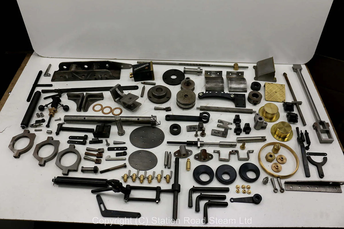 Wheels, boiler kit and professionally machined parts for 4 inch scale Foster