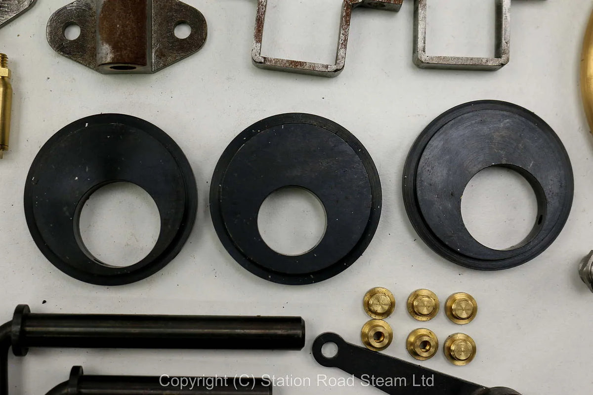 Wheels, boiler kit and professionally machined parts for 4 inch scale Foster