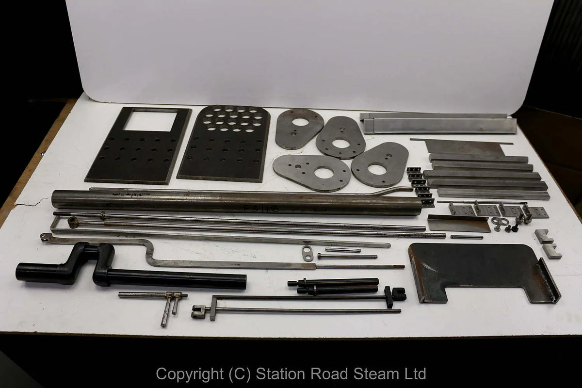 Wheels, boiler kit and professionally machined parts for 4 inch scale Foster