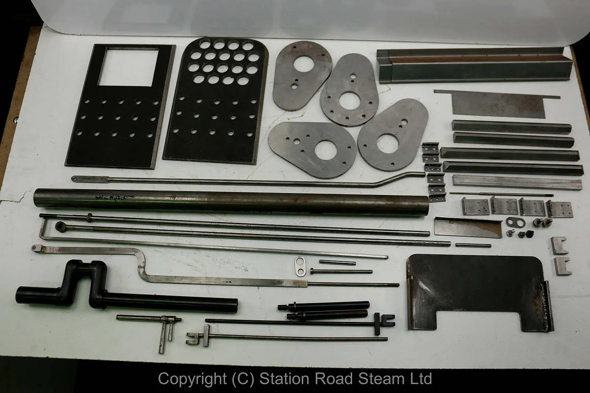 Wheels, boiler kit and professionally machined parts for 4 inch scale Foster