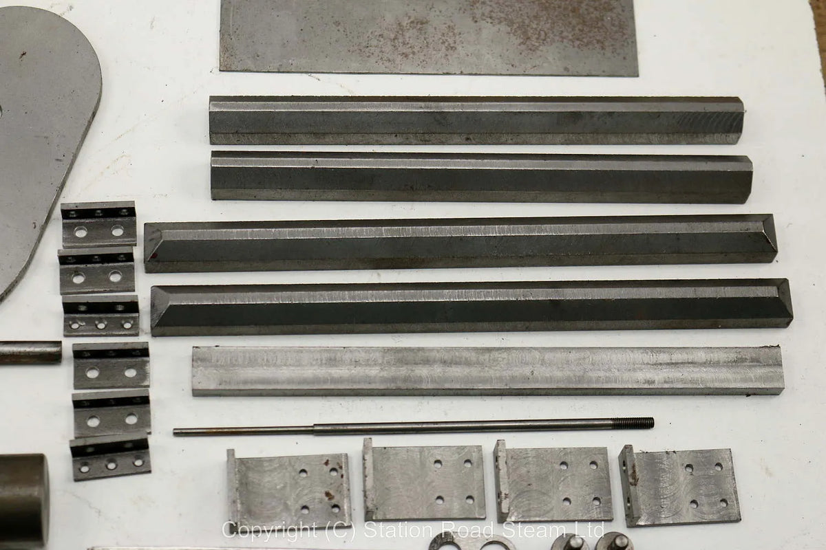 Wheels, boiler kit and professionally machined parts for 4 inch scale Foster