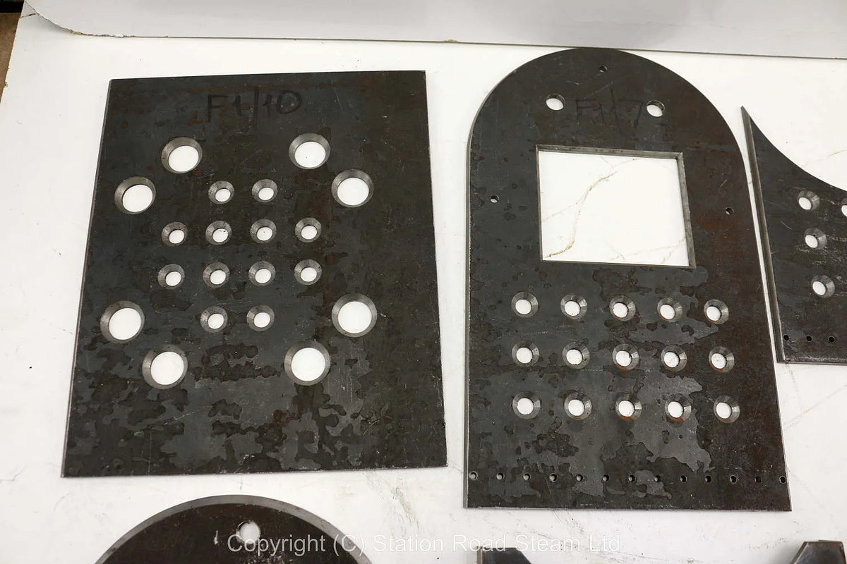 Wheels, boiler kit and professionally machined parts for 4 inch scale Foster