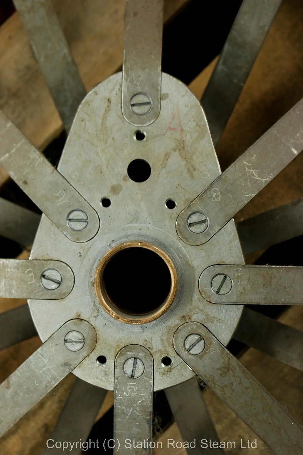 Wheels, boiler kit and professionally machined parts for 4 inch scale Foster