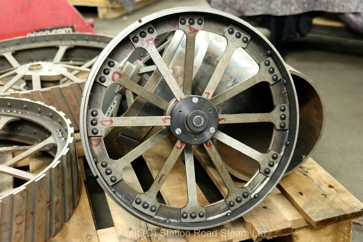 Wheels, boiler kit and professionally machined parts for 4 inch scale Foster