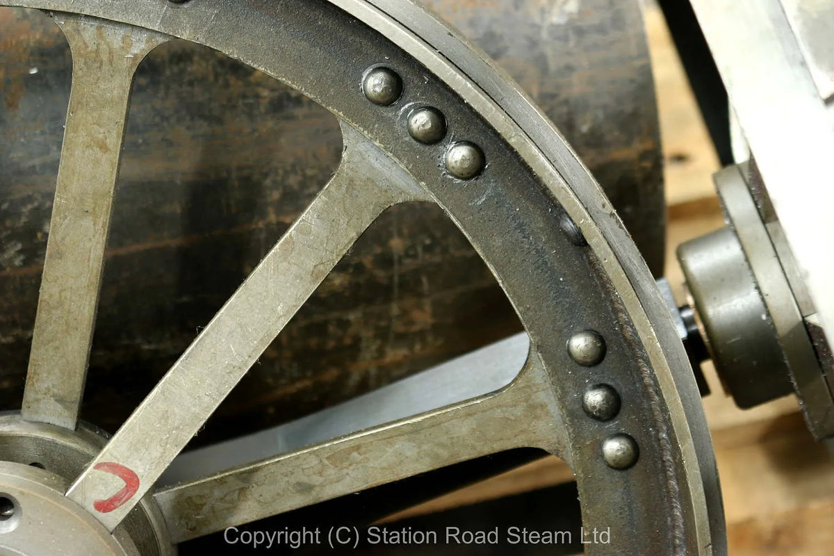Wheels, boiler kit and professionally machined parts for 4 inch scale Foster