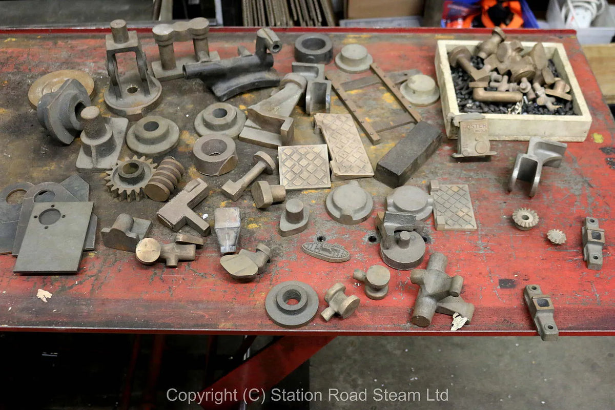Part-built 4 inch scale Foster traction engine