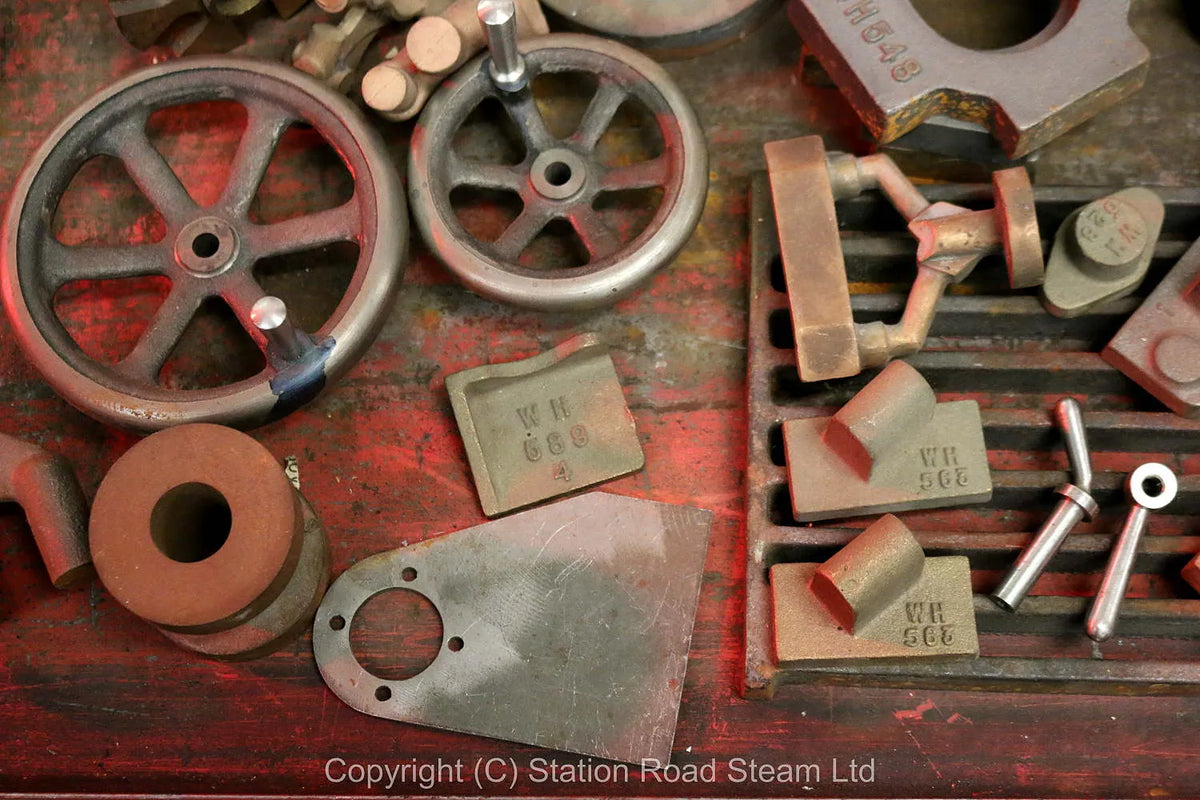 Part-built 4 1/2 inch scale Burrell traction engine