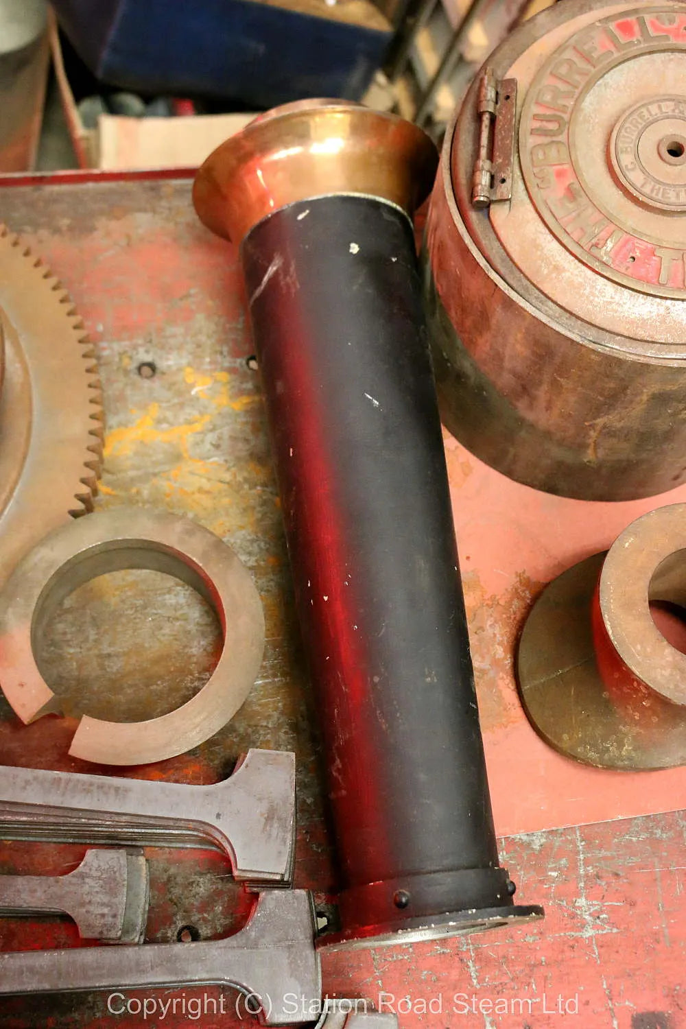 Part-built 4 1/2 inch scale Burrell traction engine