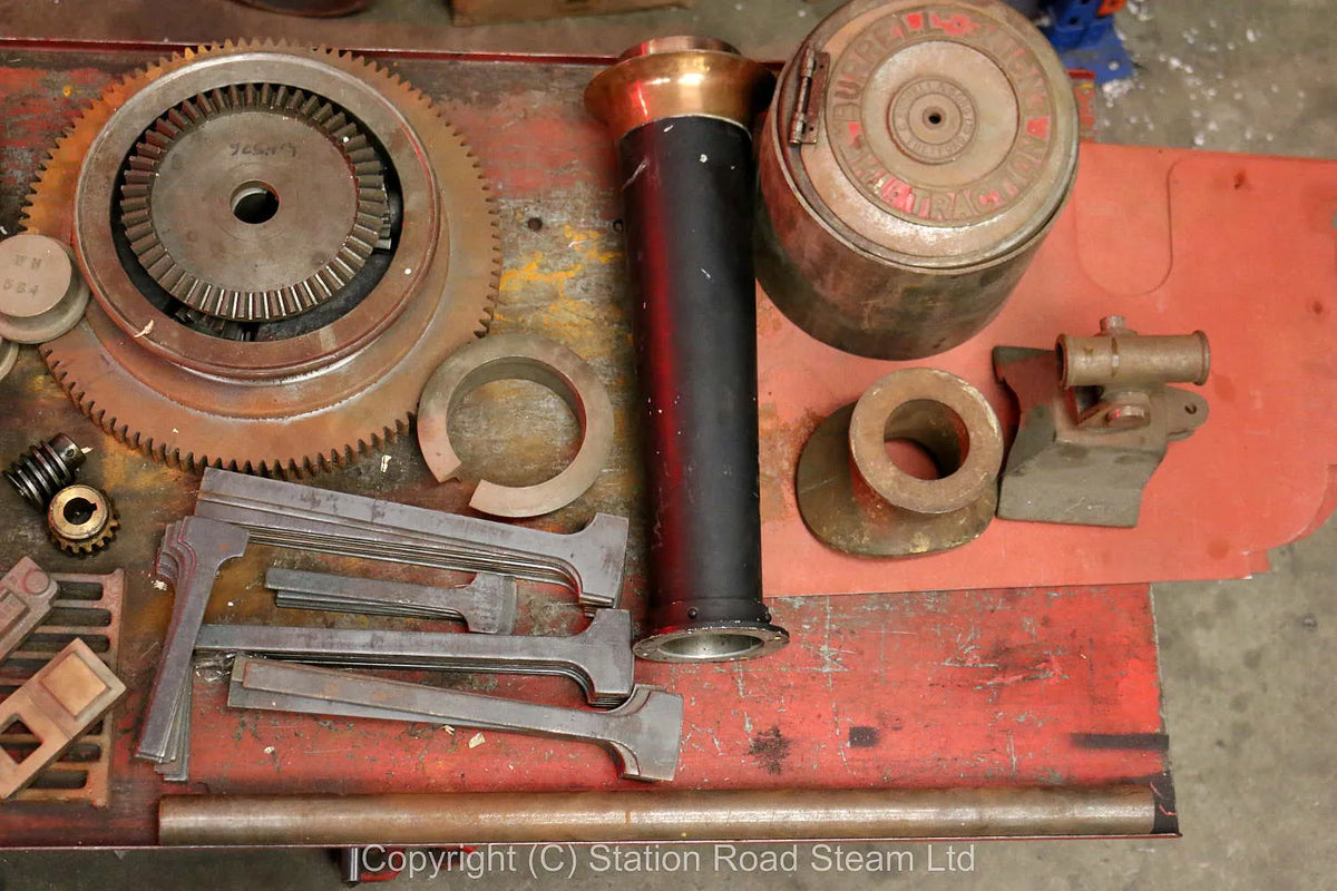 Part-built 4 1/2 inch scale Burrell traction engine