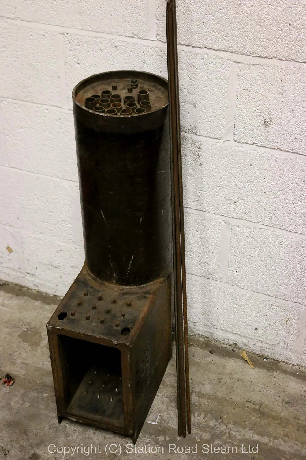 Part-built 4 1/2 inch scale Burrell traction engine