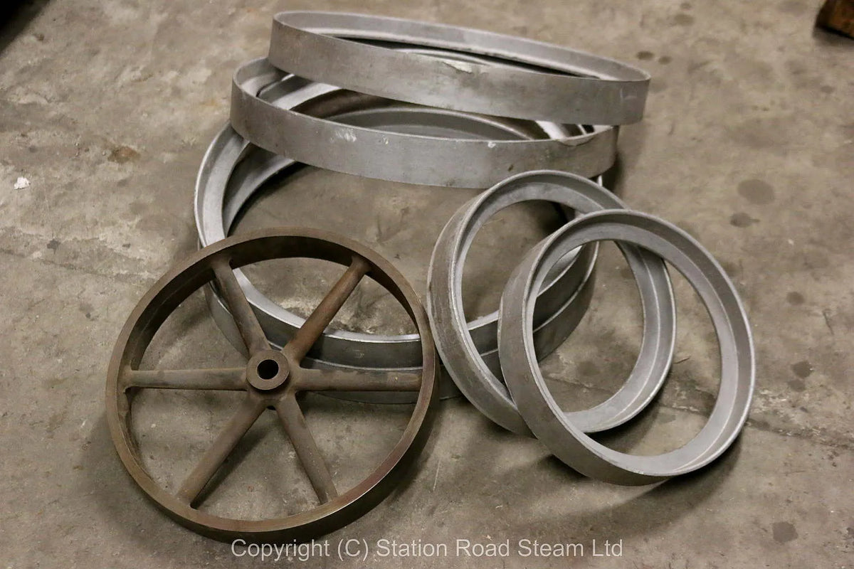Part-built 4 1/2 inch scale Burrell traction engine
