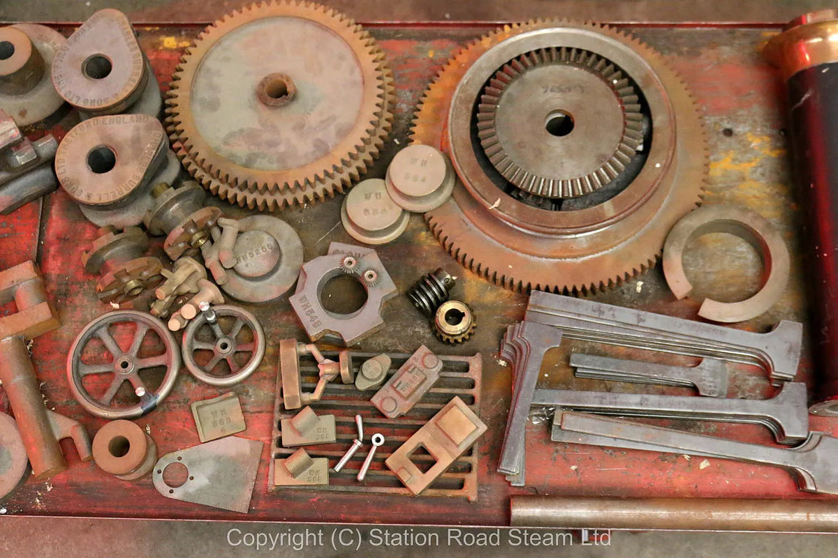 Part-built 4 1/2 inch scale Burrell traction engine