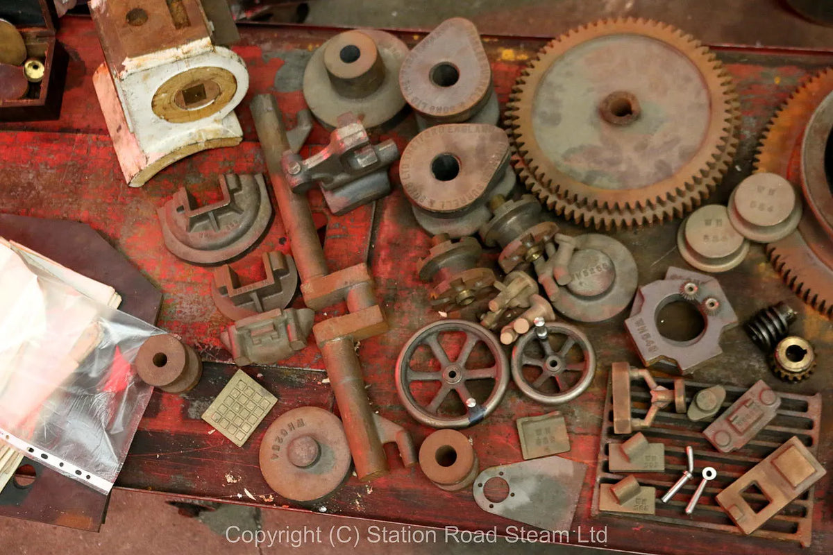 Part-built 4 1/2 inch scale Burrell traction engine