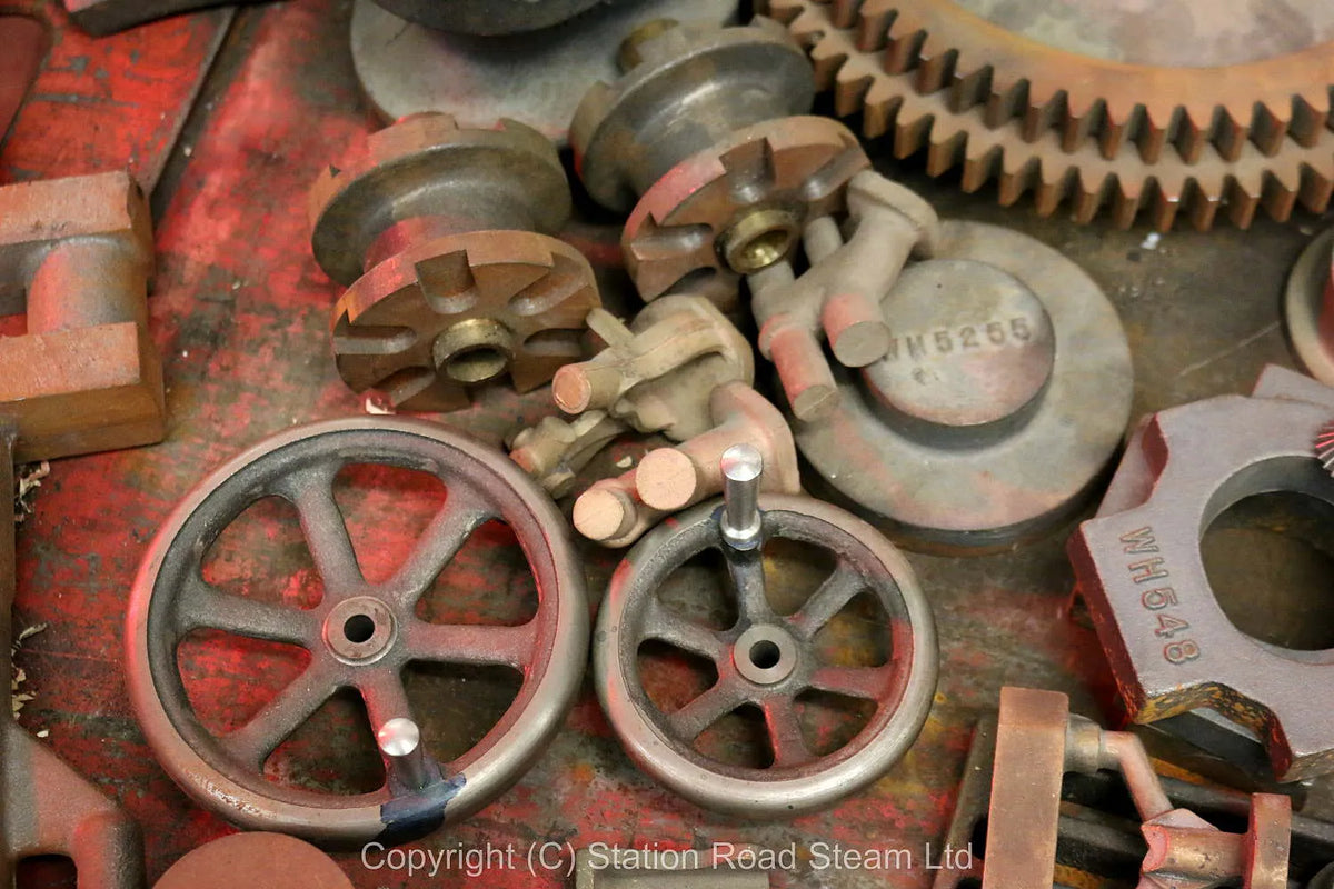 Part-built 4 1/2 inch scale Burrell traction engine