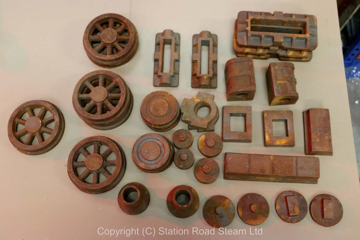 Assorted 7 1/4 inch gauge castings