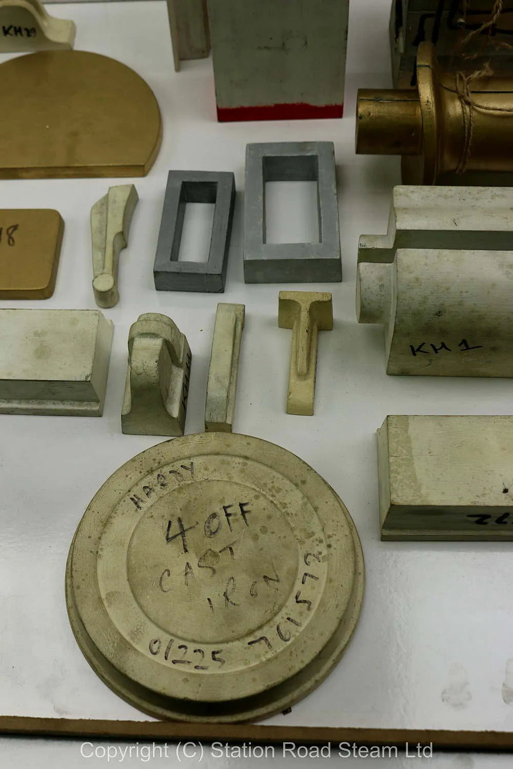 Set 7 1/4 inch gauge L&Y 0-4-0 works shunter patterns
