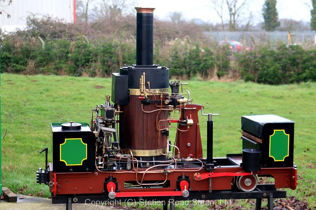 7 1/4 inch narrow gauge vertical boiler 0-4-2