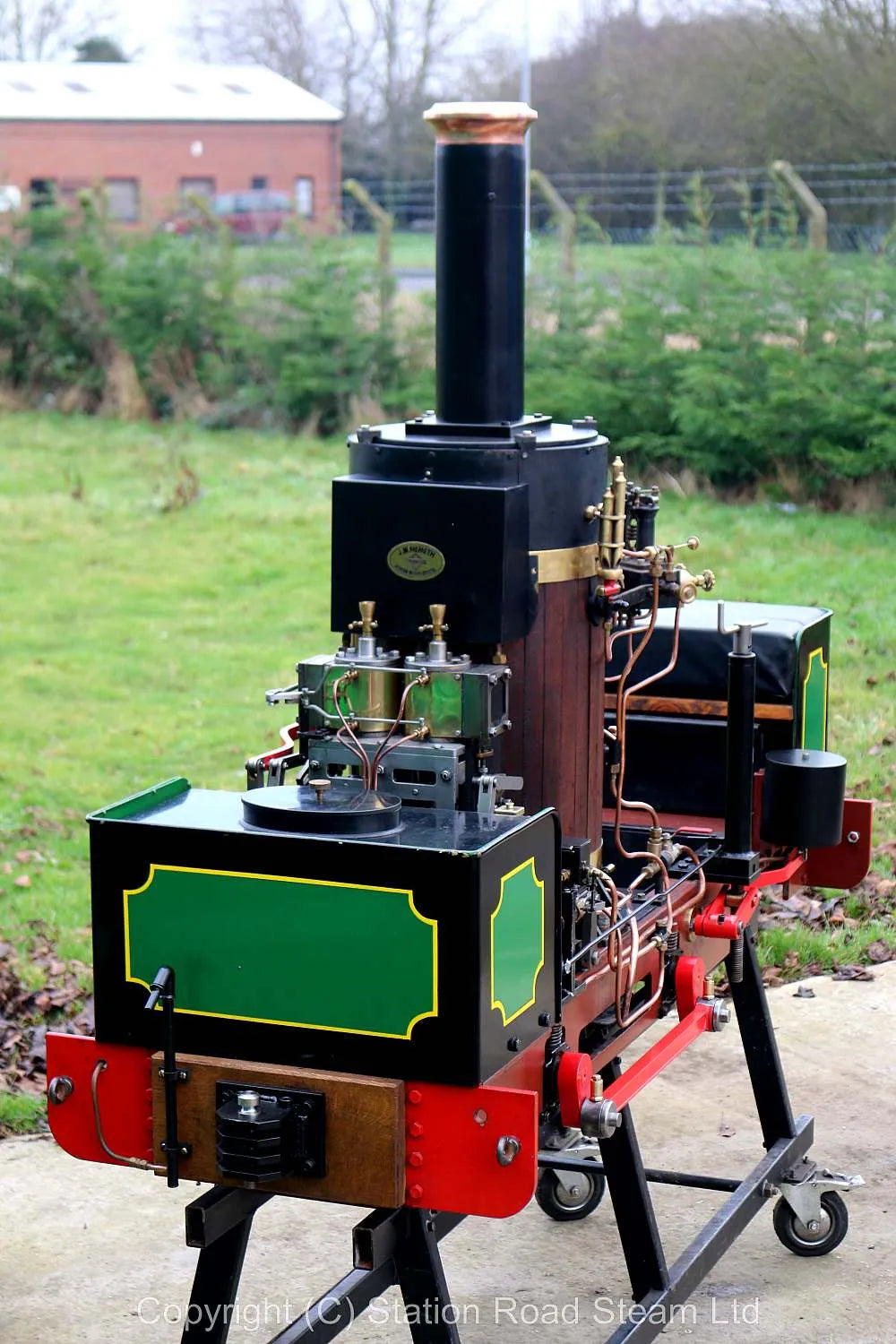 7 1/4 inch narrow gauge vertical boiler 0-4-2