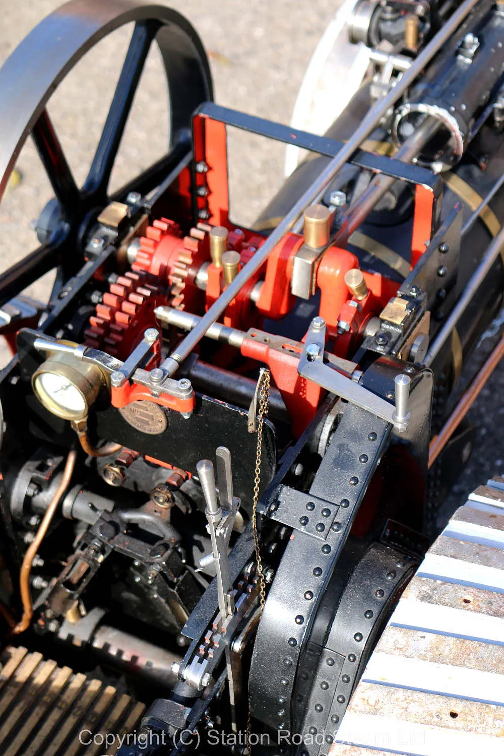 3 inch scale Foster agricultural engine