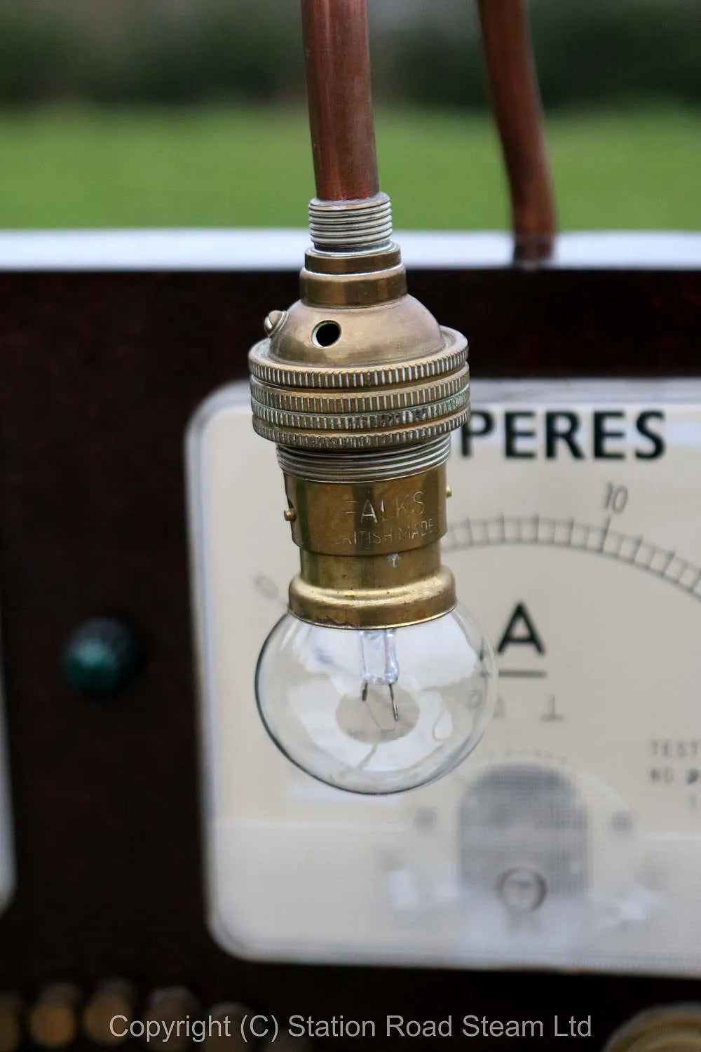 Wolseley WD8 engine with 24V dynamo & lighting board