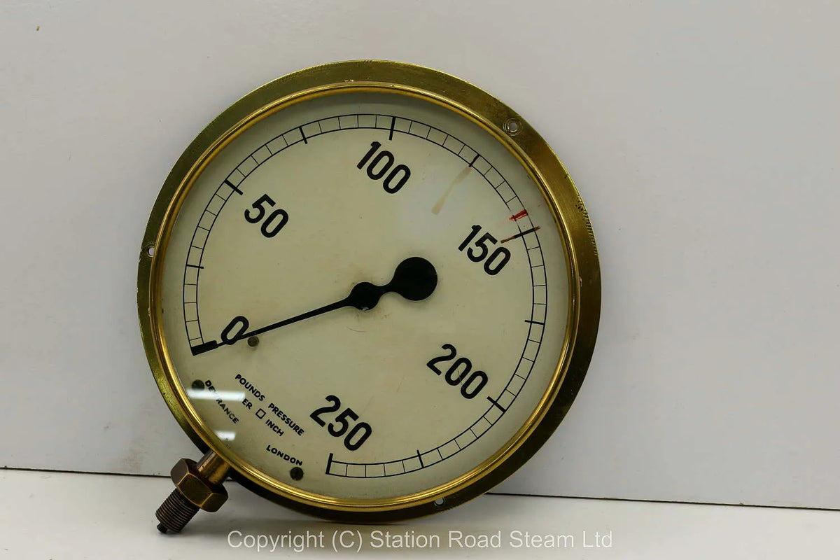 0 - 250psi 8 inch diameter Dewrance pressure gauge