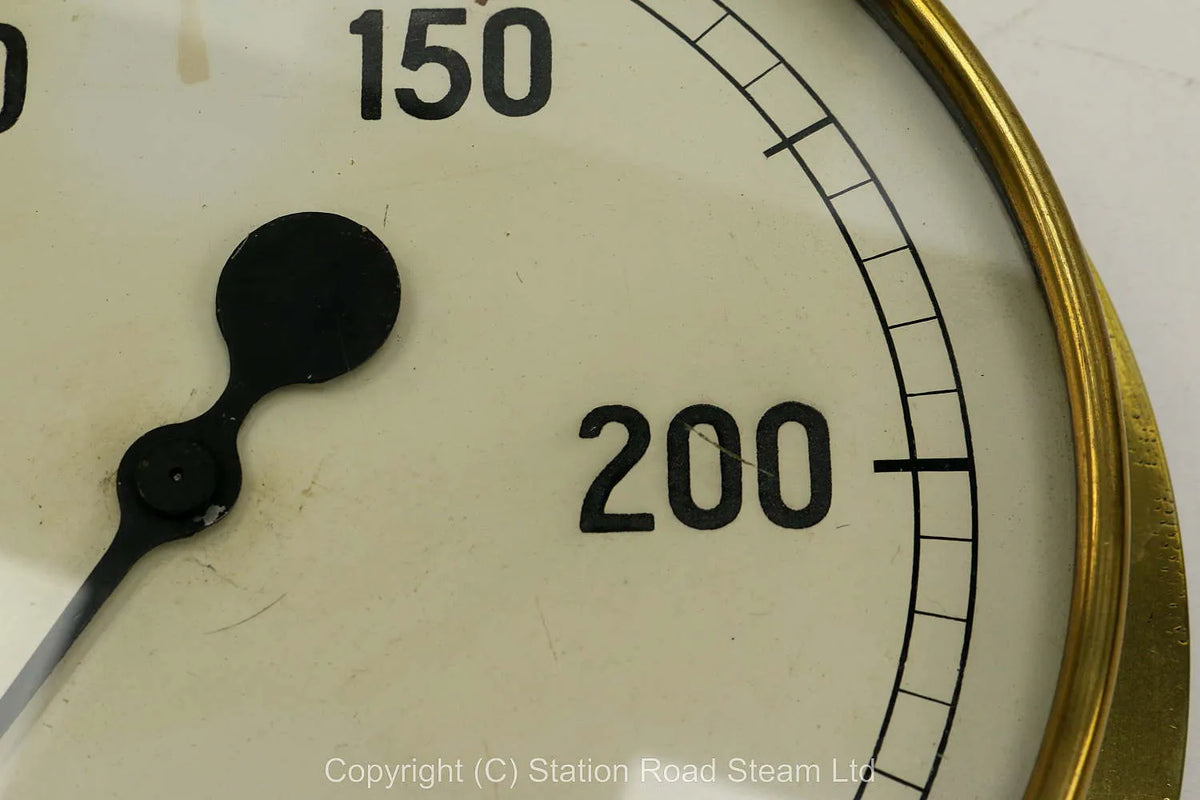 0 - 250psi 8 inch diameter Dewrance pressure gauge