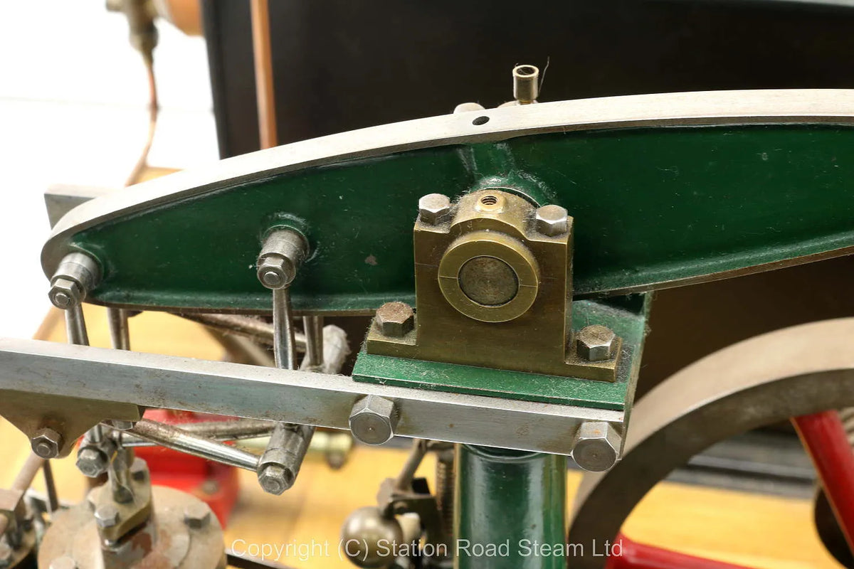Stuart 504 boiler with beam engine, water tank and hand pump