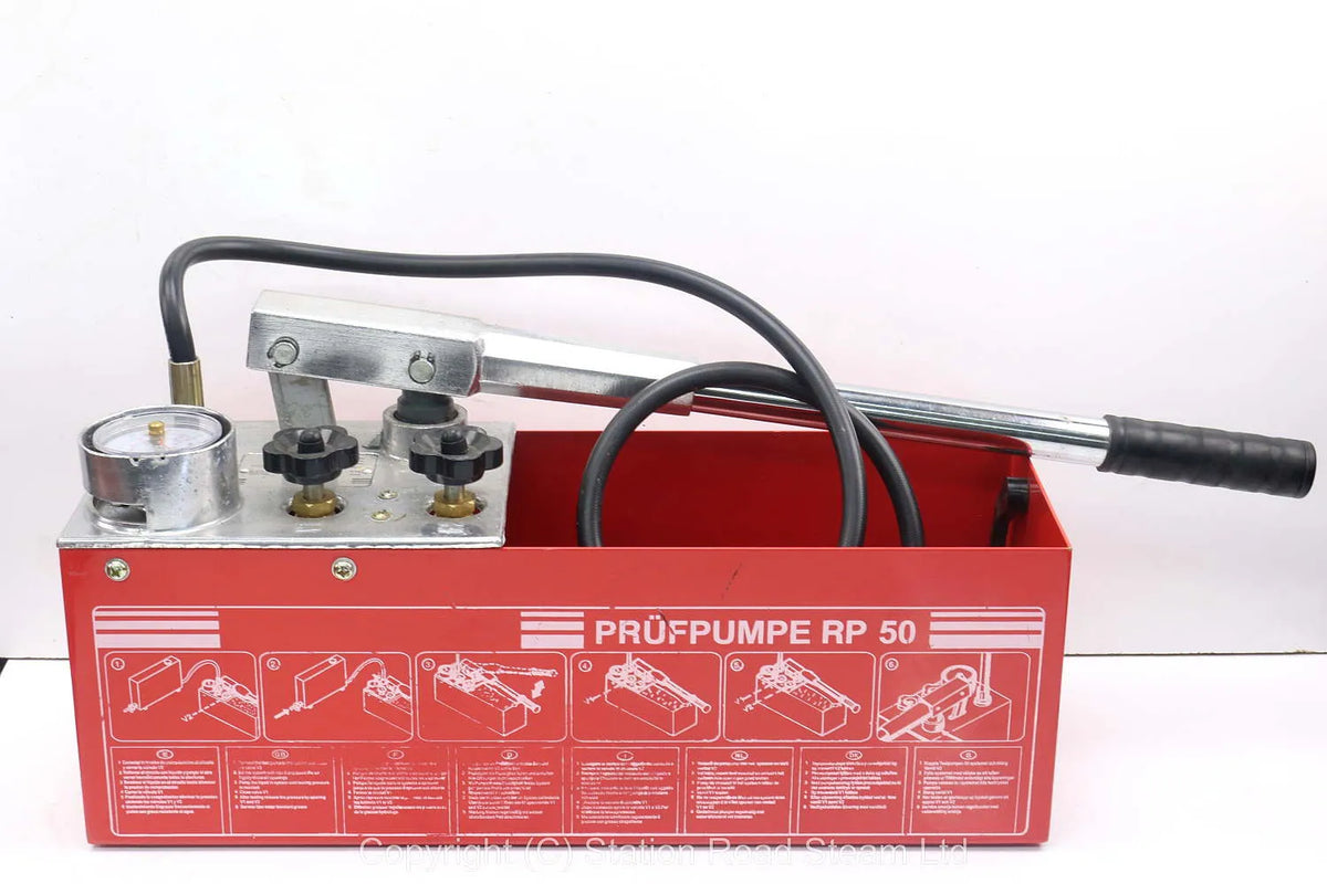 Boiler test pump