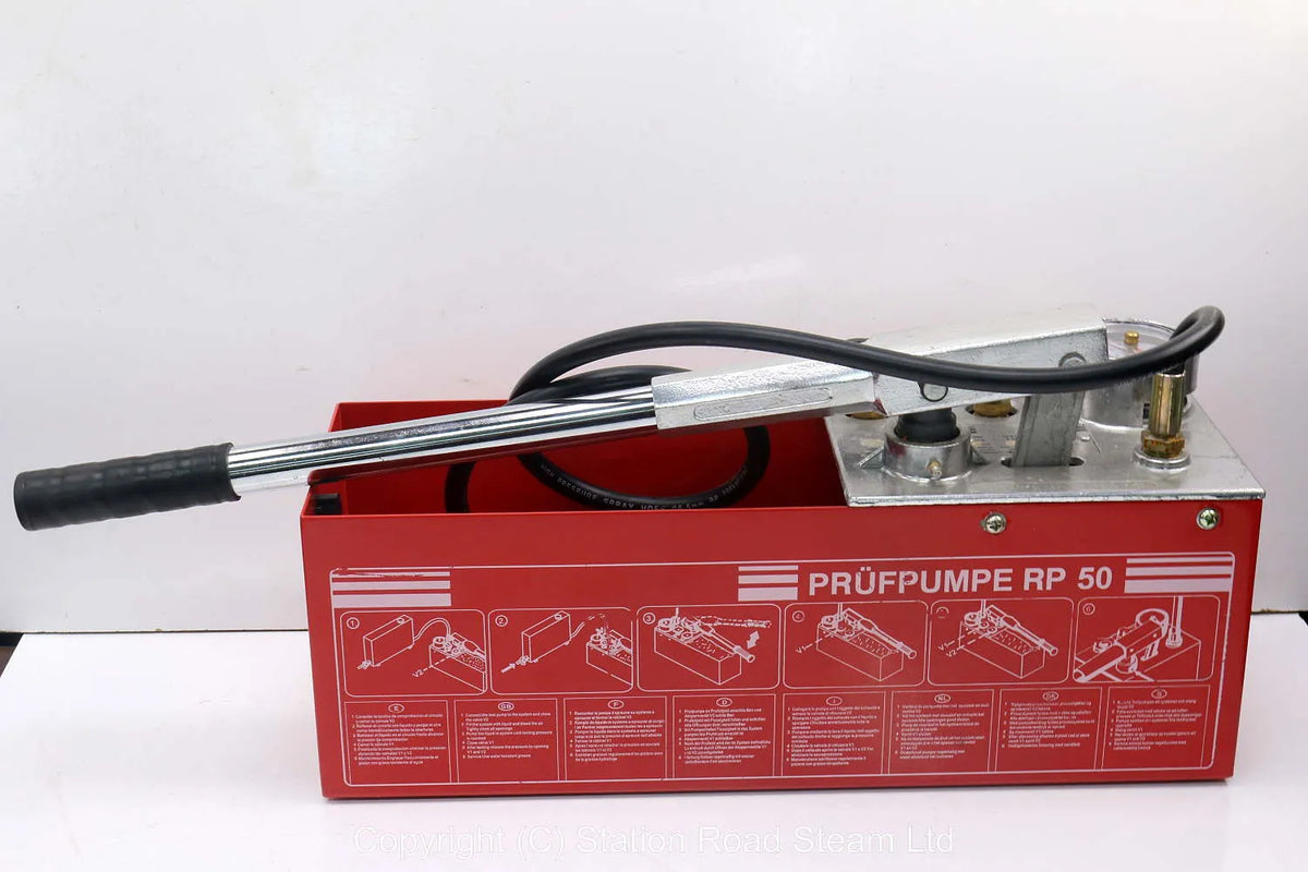 Boiler test pump