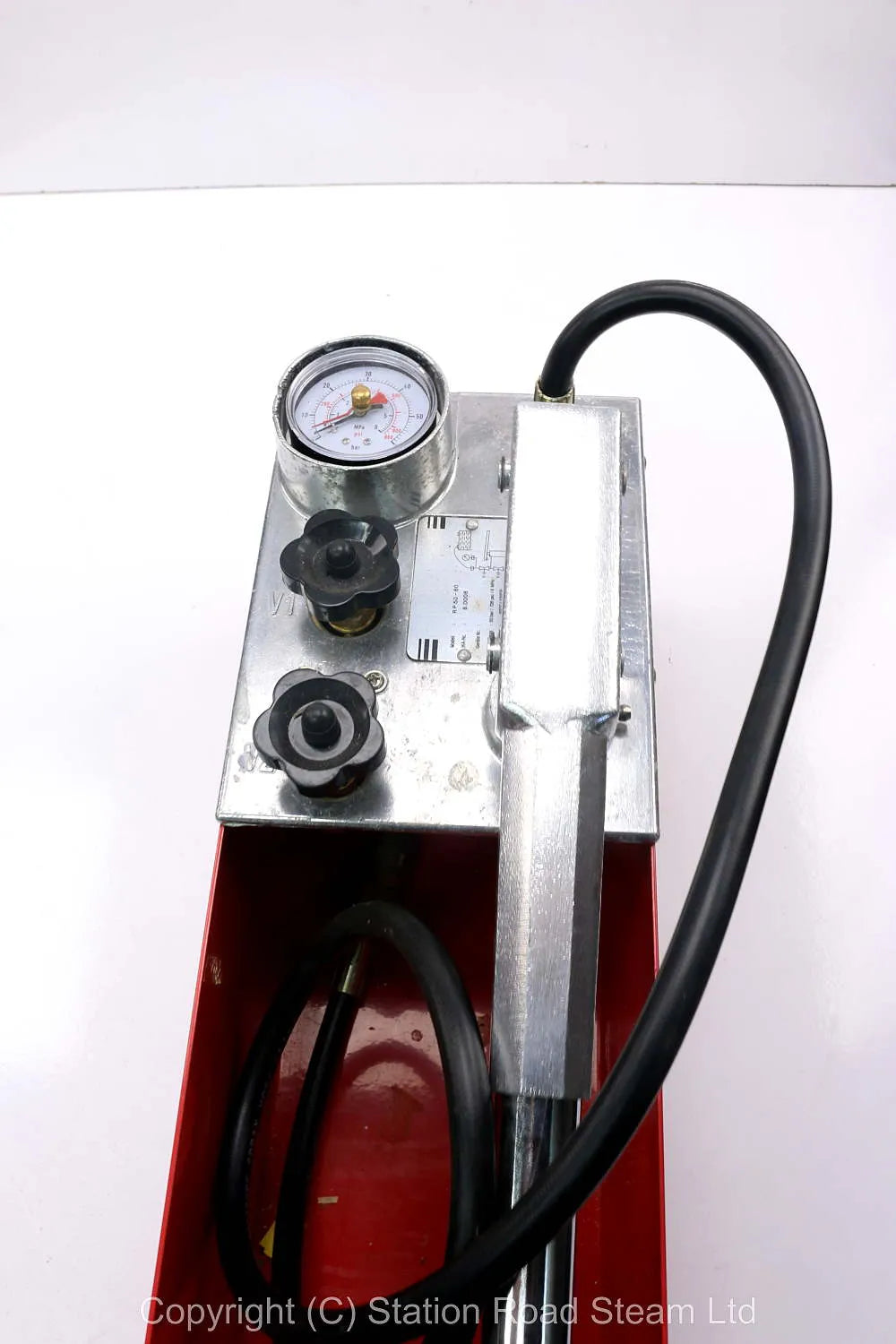 Boiler test pump