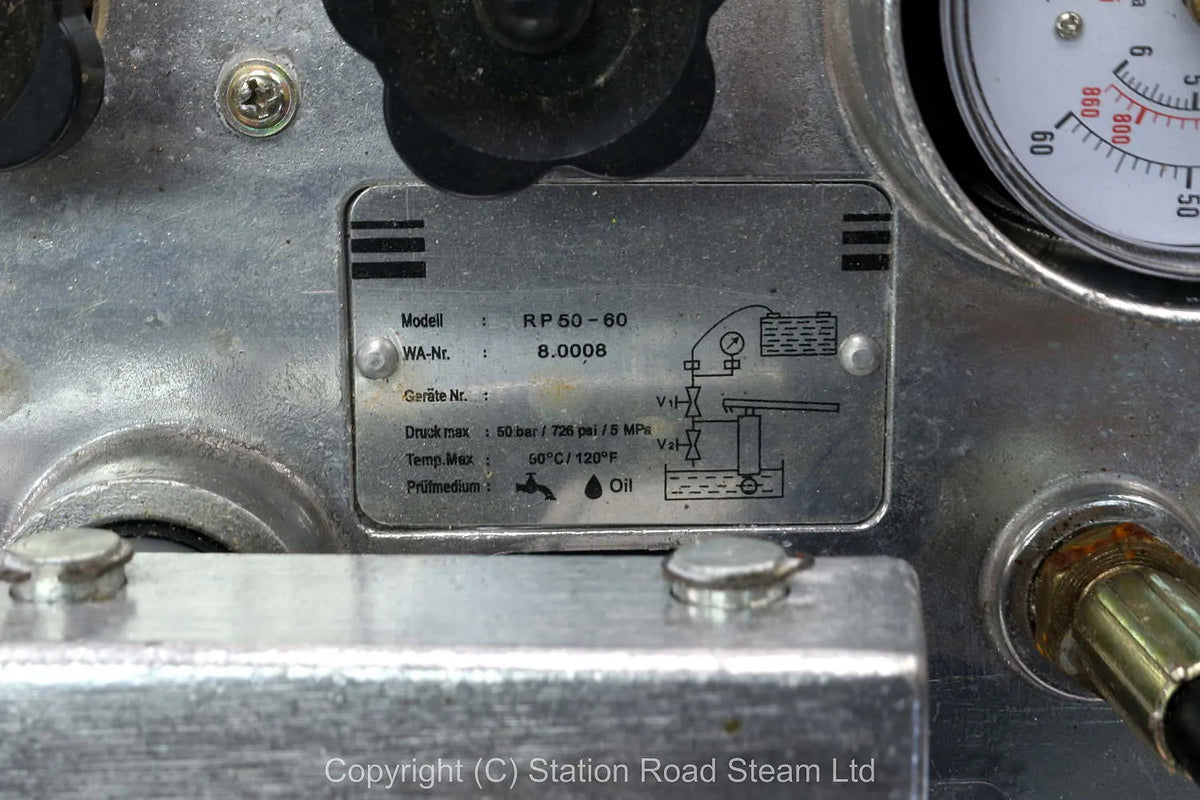 Boiler test pump