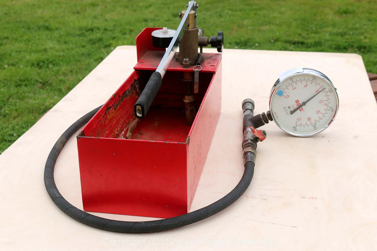 Boiler test pump