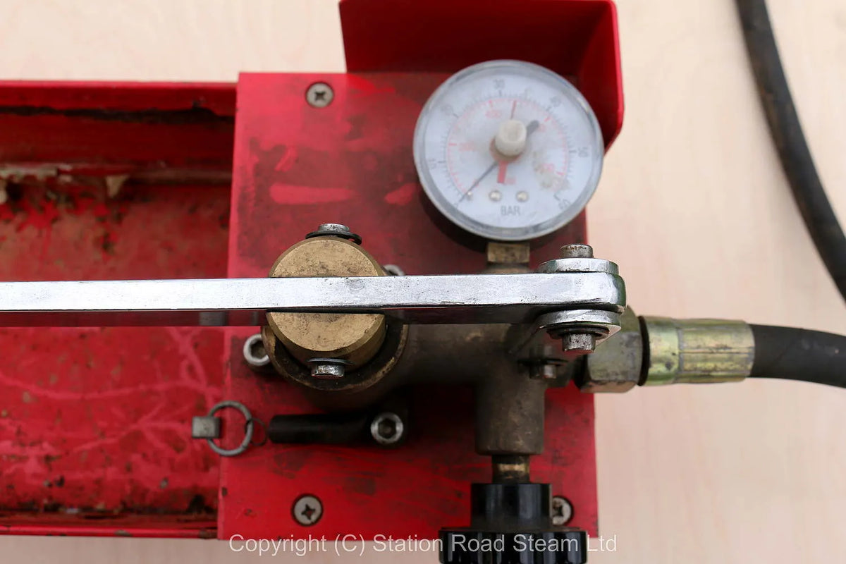 Boiler test pump