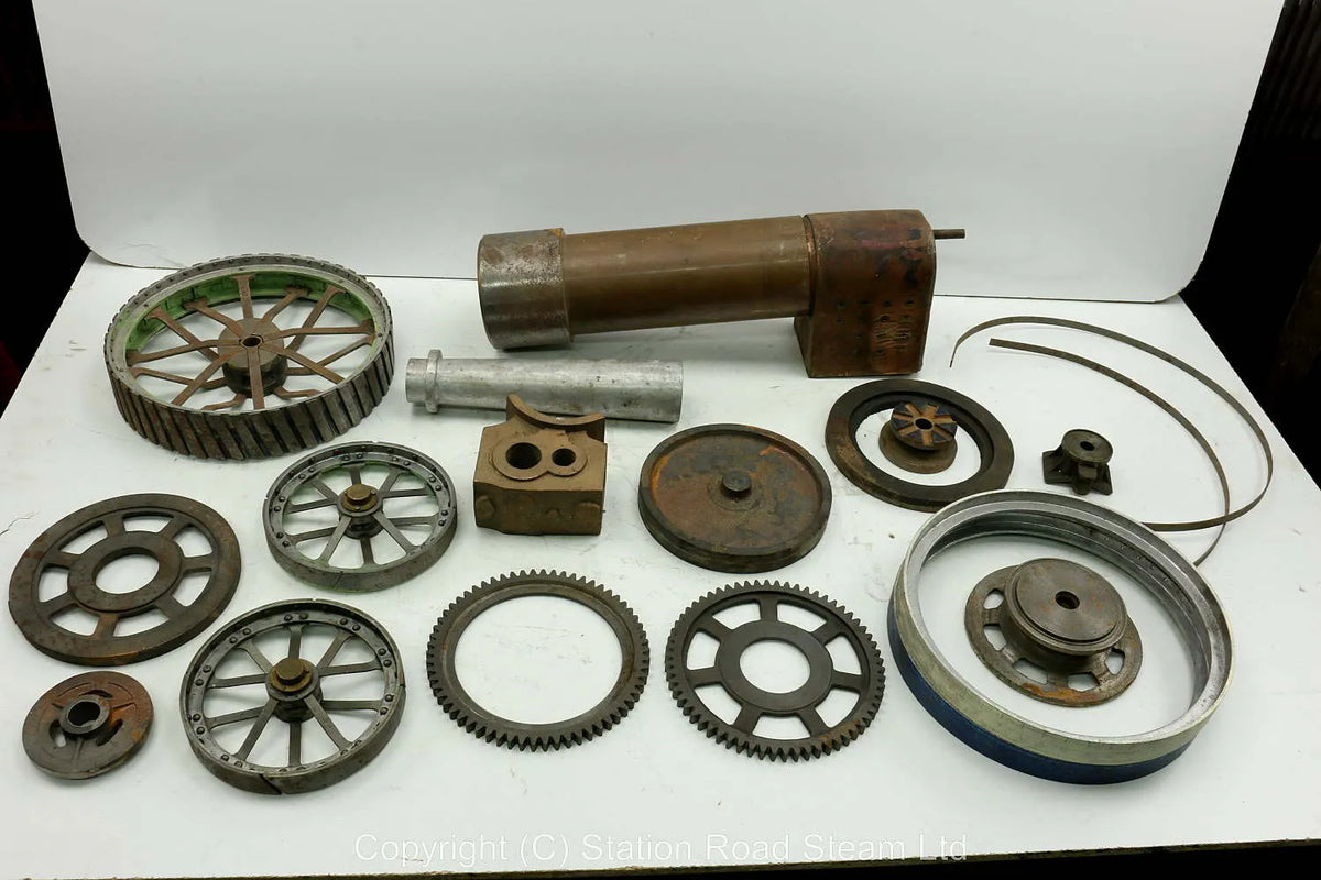 Part-built 2 inch scale Burrell Gold Medal tractor