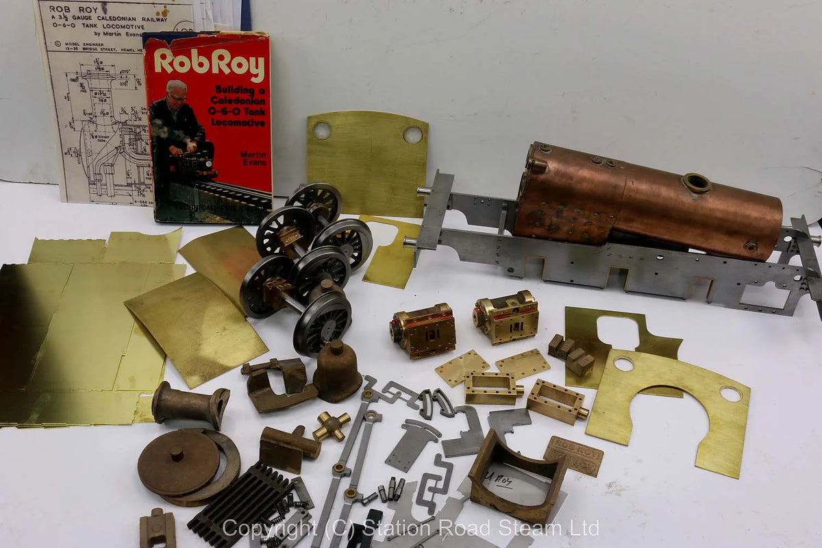 3 1/2 inch gauge Rob Roy with commercial boiler